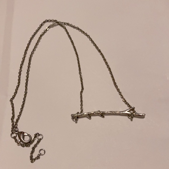 Gold branch necklace - Picture 2 of 2